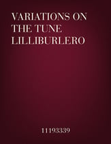 Variations on the tune Lilliburlero P.O.D. cover
